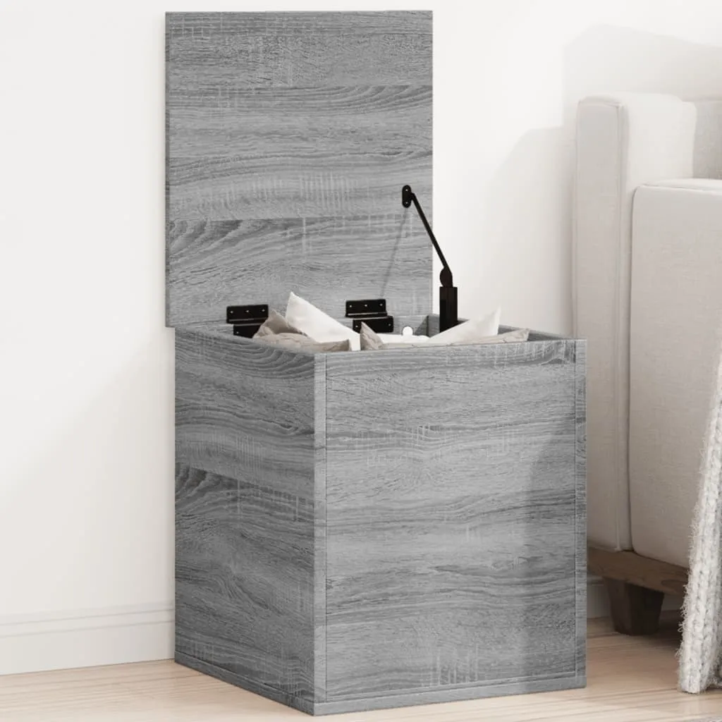 Storage Box Grey Sonoma 40x42x46 cm Engineered Wood