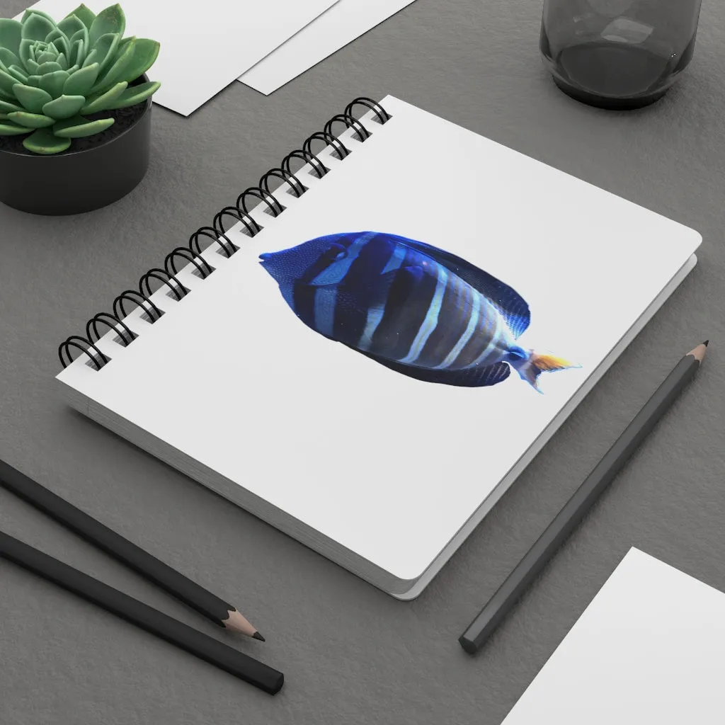 Striped Fish Spiral Bound Journal