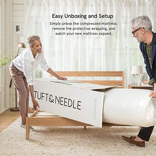 TUFT & NEEDLE 2020 Mint King Mattress - Extra Cooling Adaptive Foam with Ceramic Cooling Gel and Edge Support - Antimicrobial Protection Powered by HEIQ - CertiPUR-US - 100 Night Trial