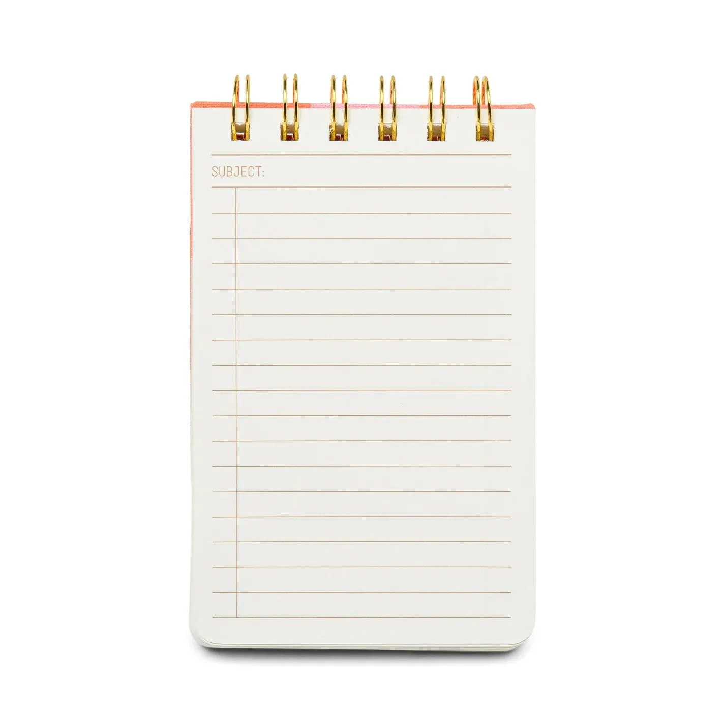 Twin Wire Notepad - Rainbow Check