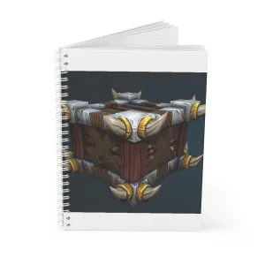 War Raptor Crate Spiral Notebook