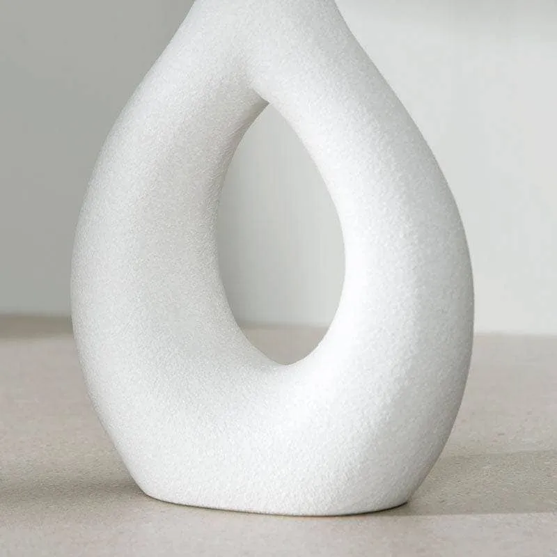 White Porcelain Vase - 31cm