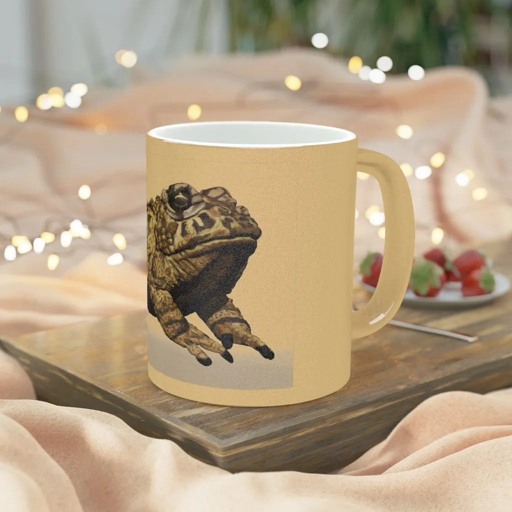 Yellow Toad Metallic Mug (Silver / Gold)