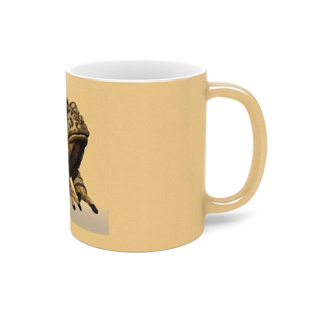 Yellow Toad Metallic Mug (Silver / Gold)